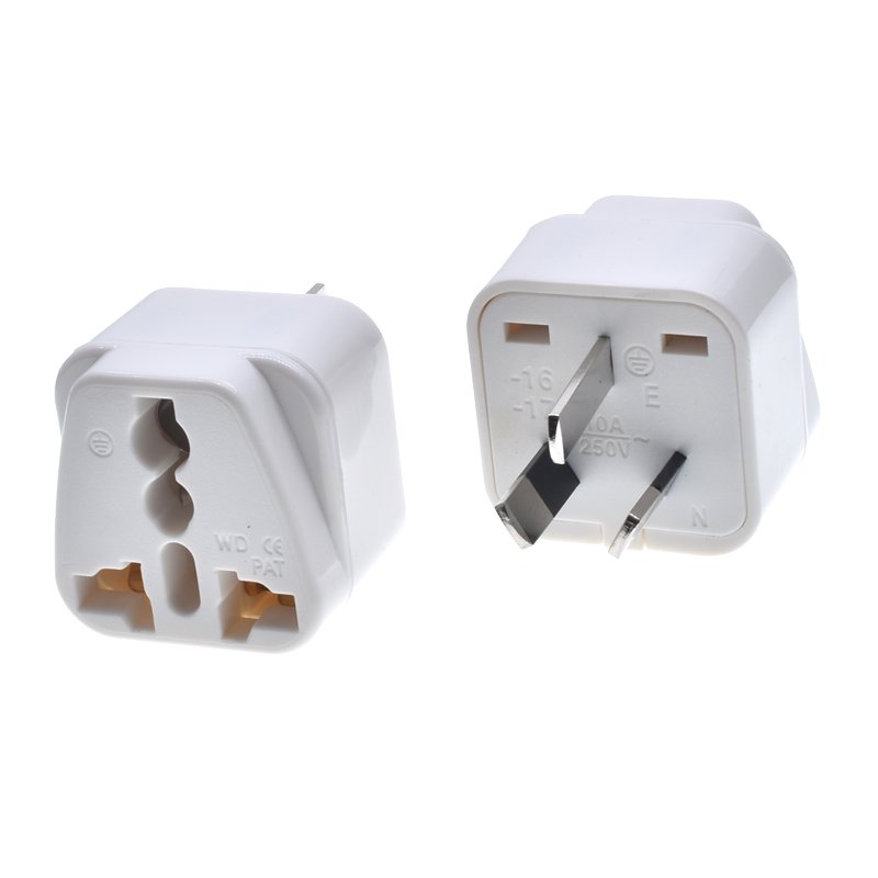 New AU plug adapter Type I Insulated function socket Universal EU/UK/AU/US to AU 3 pins plug travel conversion plug