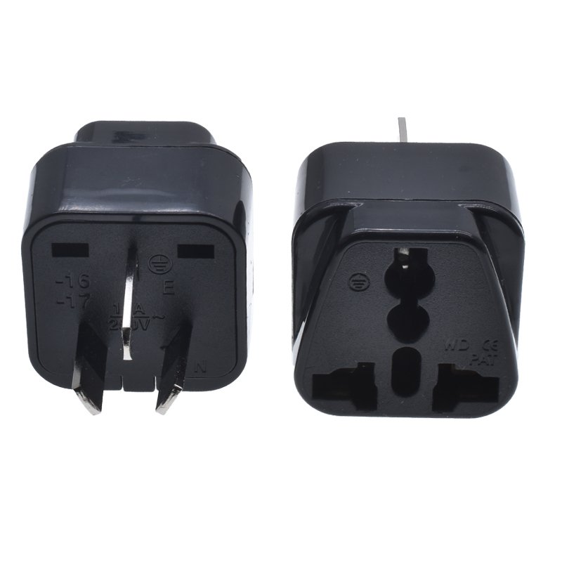 New AU plug adapter Type I Insulated function socket Universal EU/UK/AU/US to AU 3 pins plug travel conversion plug
