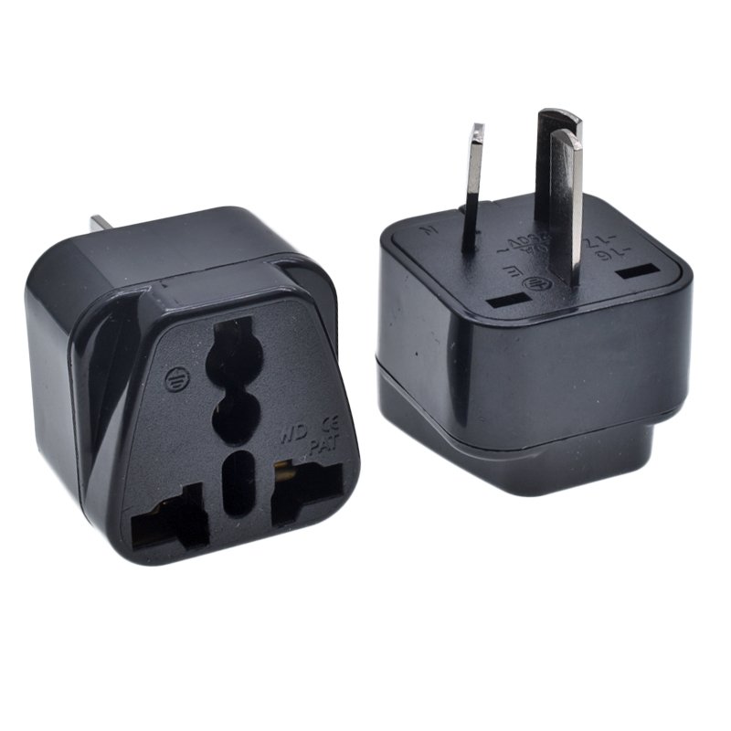 New AU plug adapter Type I Insulated function socket Universal EU/UK/AU/US to AU 3 pins plug travel conversion plug