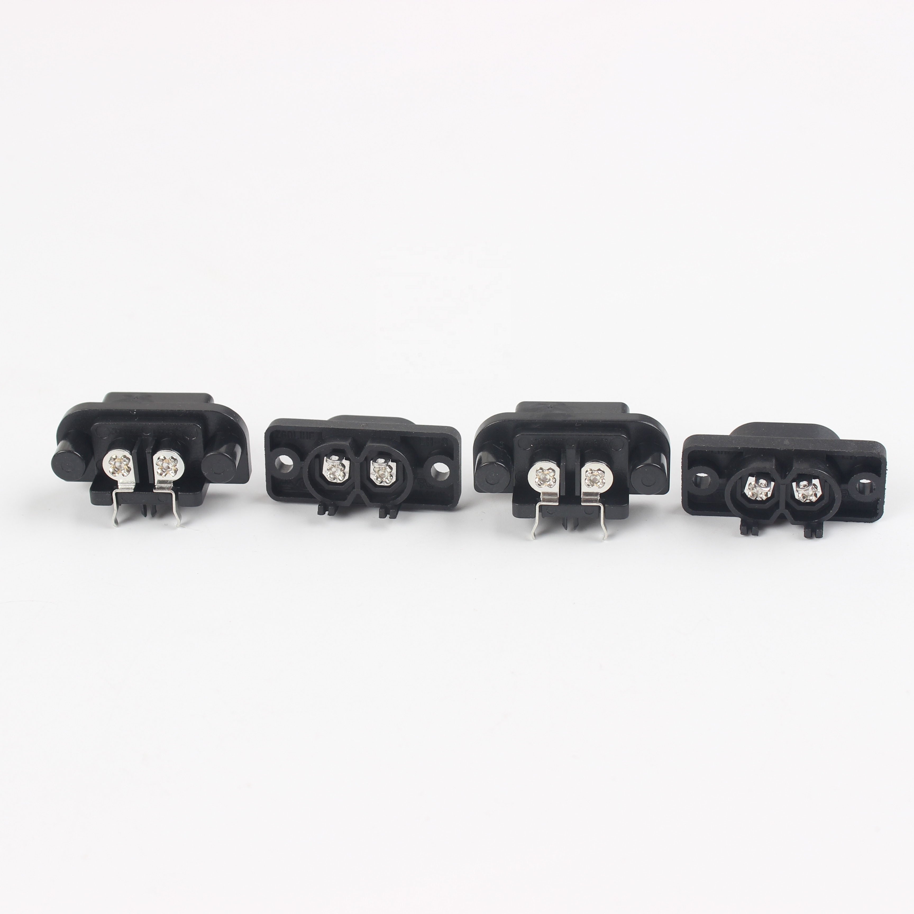 DB-8 C8 Panel Mount Plug Adapter 250V AC 2.5A 2 Pins Module Plug Power Connector Socket