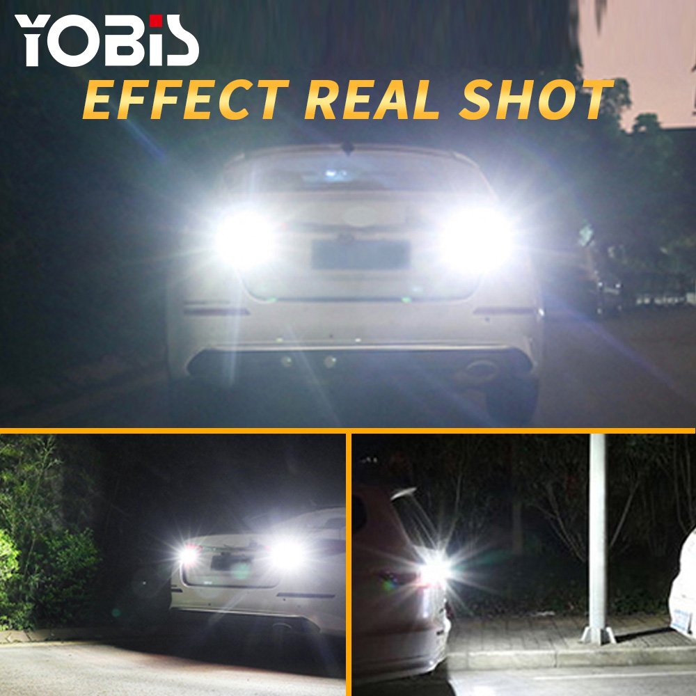 YOBIS Luces T15 3030 24SMD Plug And Play LED Canbus W16W LED Reverse Bulb Park Light For Car