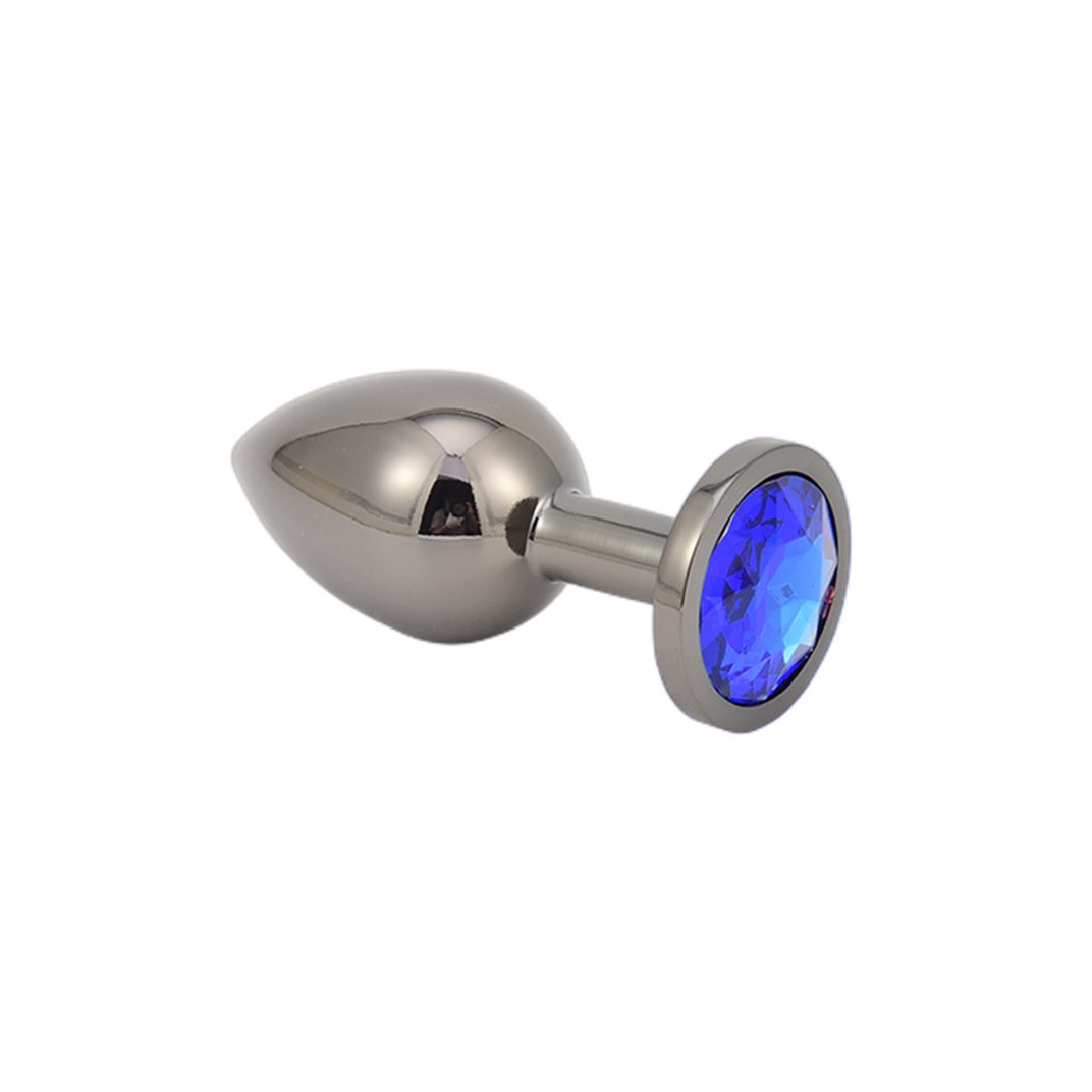 Hot Sales Stainless Steel Jewel Anal Plugs Sex Toys Wholesale Gun Metal Butt Plug For Men Women