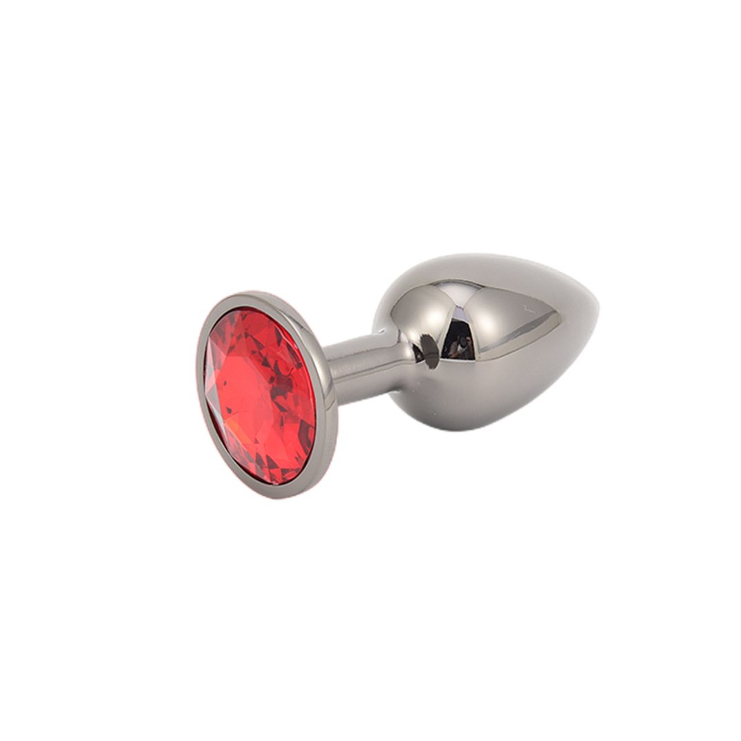Hot Sales Stainless Steel Jewel Anal Plugs Sex Toys Wholesale Gun Metal Butt Plug For Men Women