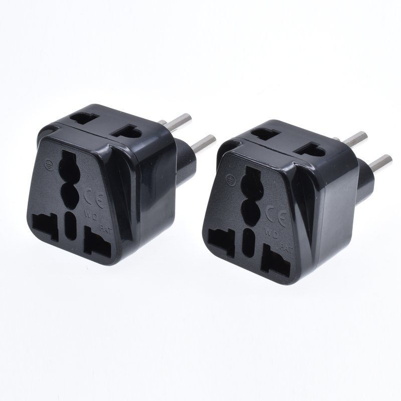 Hot Universal to Swiss Switzerland wall plug travel adapter 10A two to one extension converter Type-J Connector