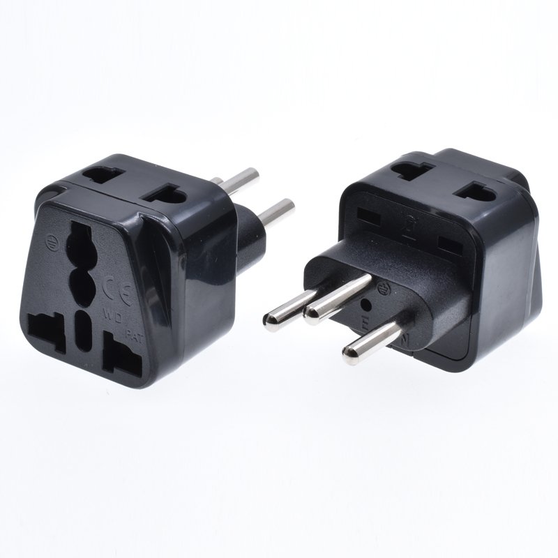 Hot Universal to Swiss Switzerland wall plug travel adapter 10A two to one extension converter Type-J Connector