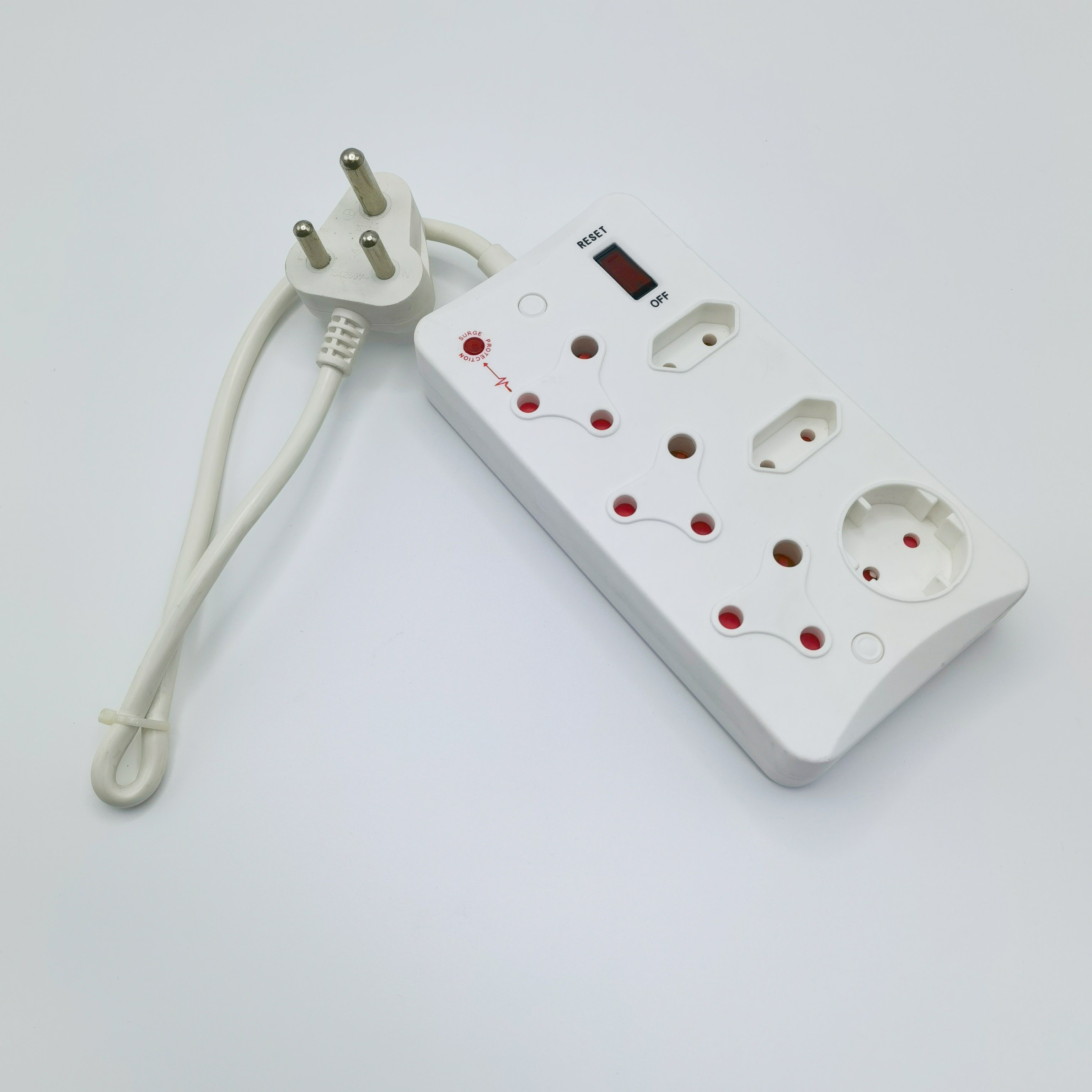 Tabletop 6 outlet Sockets Travel Phone Home Universal multiple power strip Desk Plugs Socket