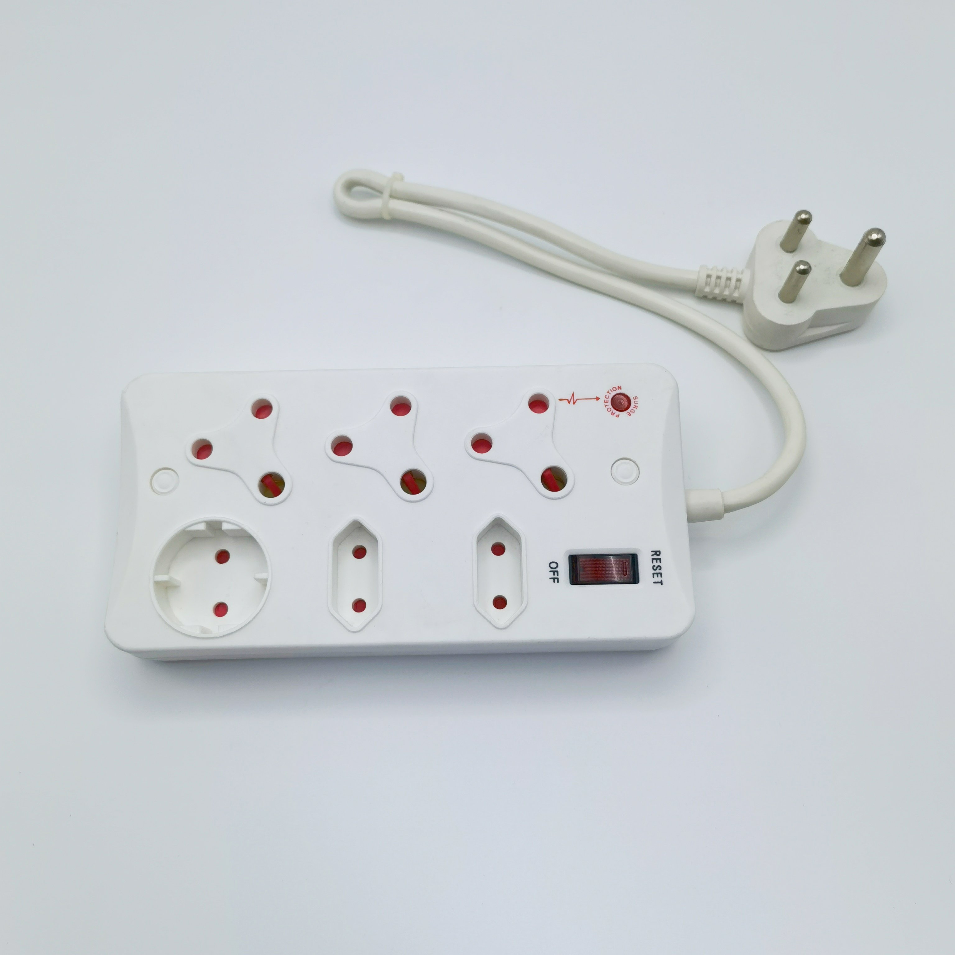 Tabletop 6 outlet Sockets Travel Phone Home Universal multiple power strip Desk Plugs Socket