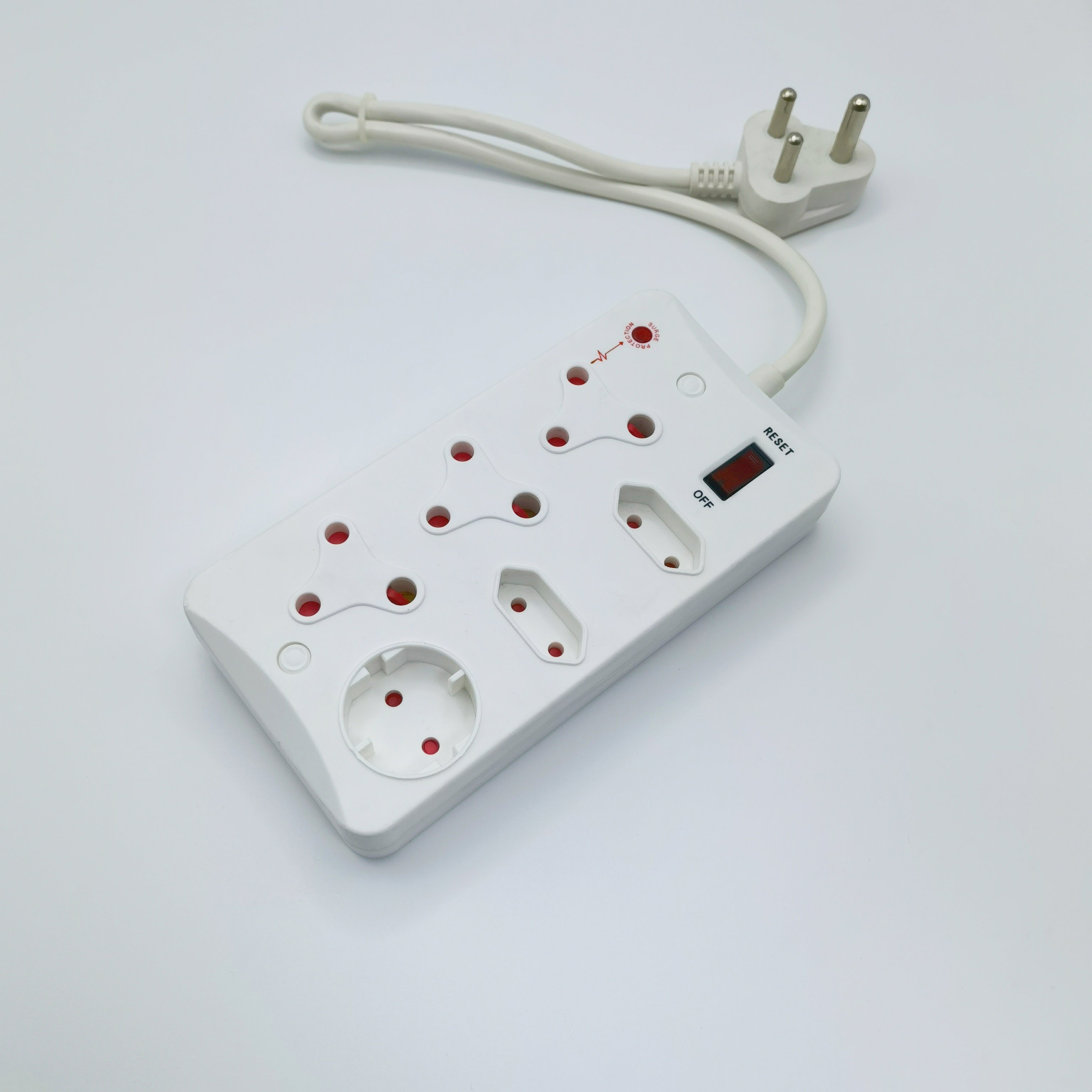 Tabletop 6 outlet Sockets Travel Phone Home Universal multiple power strip Desk Plugs Socket