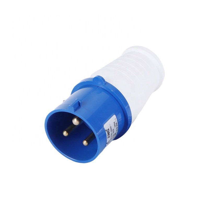 ZNG-023 Single Phase 200V/250V Power Plug 32A 3 Pin Industrial Site Plug