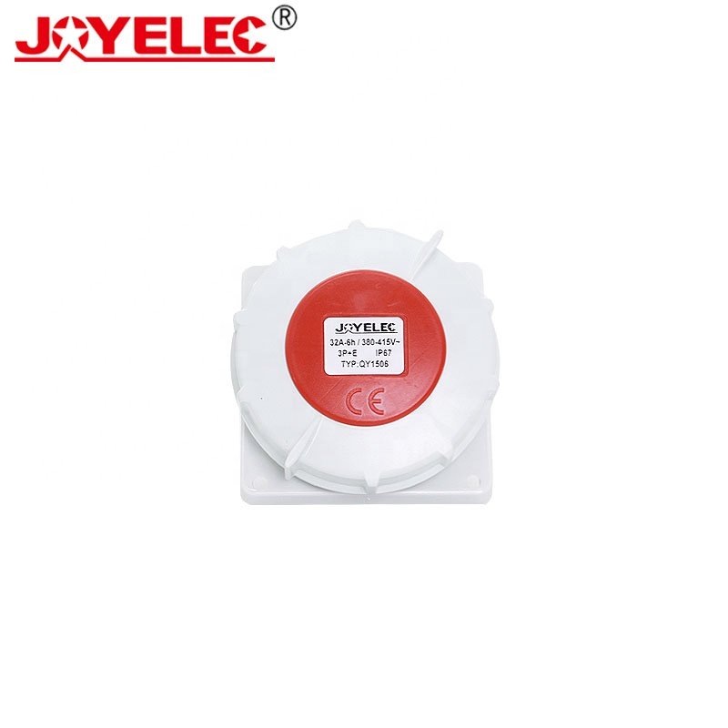 JOYELEC QY1506 4PIN 32A New Waterproof and Dustproof Plug and Socket Industrial Power Wiring Connector