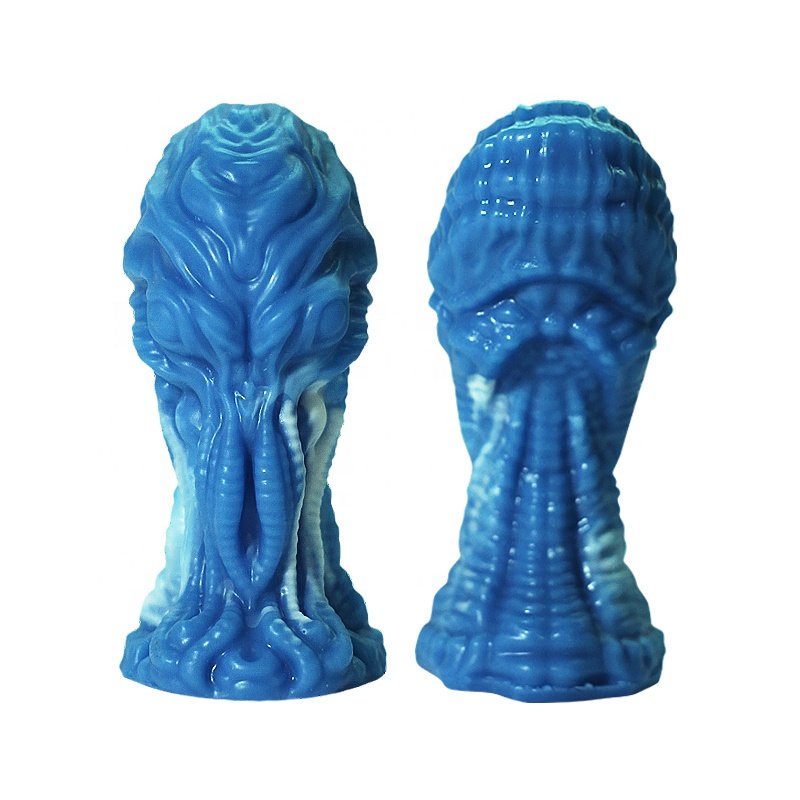 Monster Cthulhu dildo silicone anus plug back court deformed prostate anus monster dildo SM sex toy for women