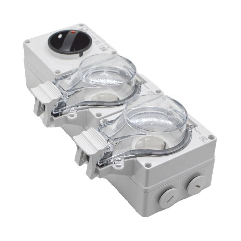 High Quality Custom Made Smart WiFi Switch Wall Power Outlet EU UK AU Plug IP66 Standard 250V Rated Voltage 16A Outdoor Use