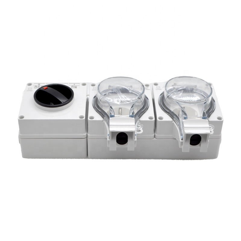High Quality Custom Made Smart WiFi Switch Wall Power Outlet EU UK AU Plug IP66 Standard 250V Rated Voltage 16A Outdoor Use