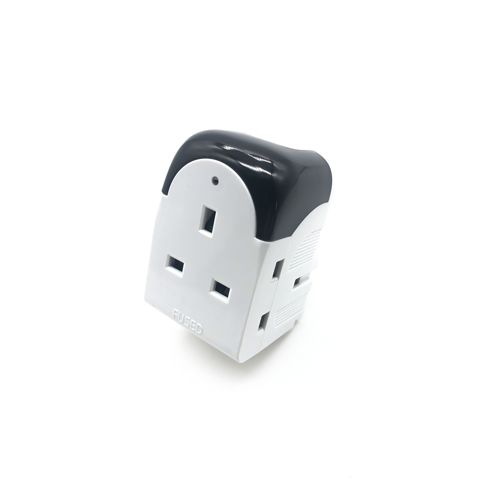 UK BS 1363/3 CB Certificate GCC Gmark Power Supplies Adapters Multi-Three Plugs Full Copper Pins AC Output Type Plug-In