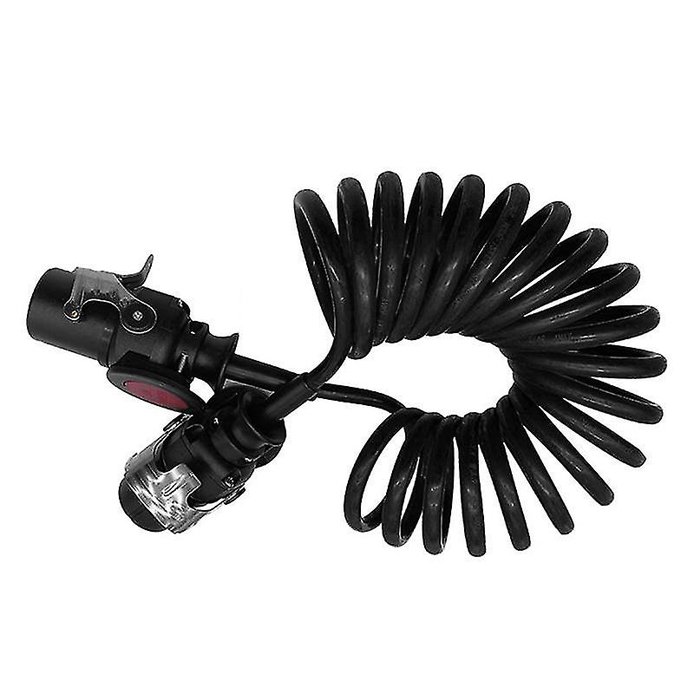 Electrical ABS Coil 7 Pin Trailer Plug Wiring Spring Cable Connector For Truck Spare Parts