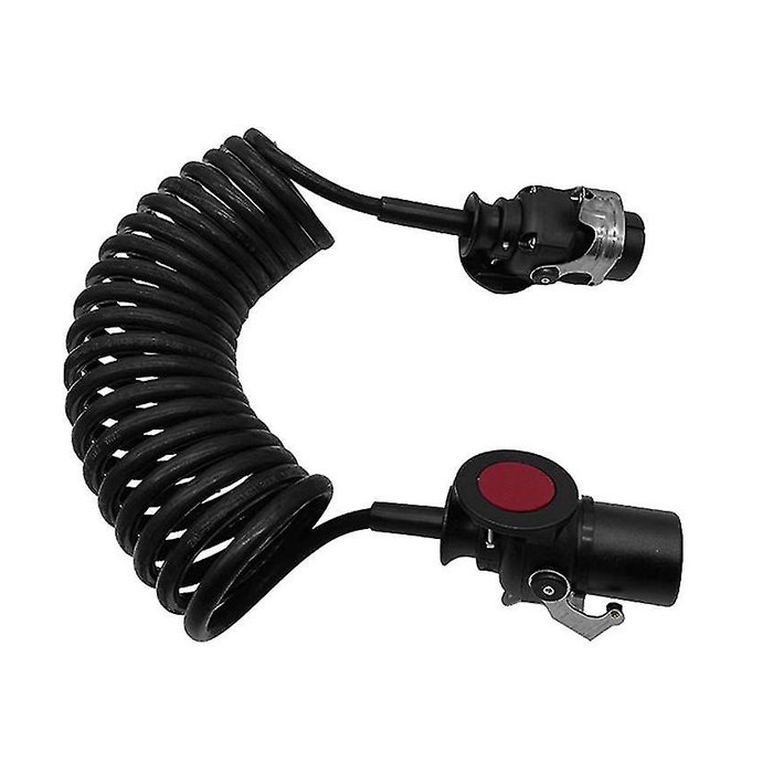 Electrical ABS Coil 7 Pin Trailer Plug Wiring Spring Cable Connector For Truck Spare Parts