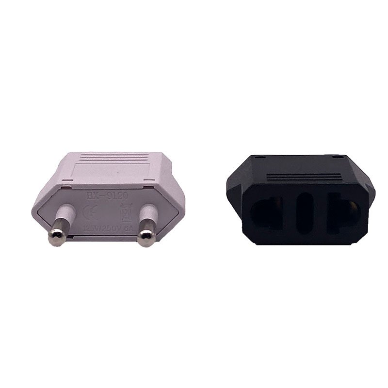 4.0mm Pure copper Travel euro plug Adapter Power Converter, Type C Converter Charge Adapter Us To Eu Travel Adapter