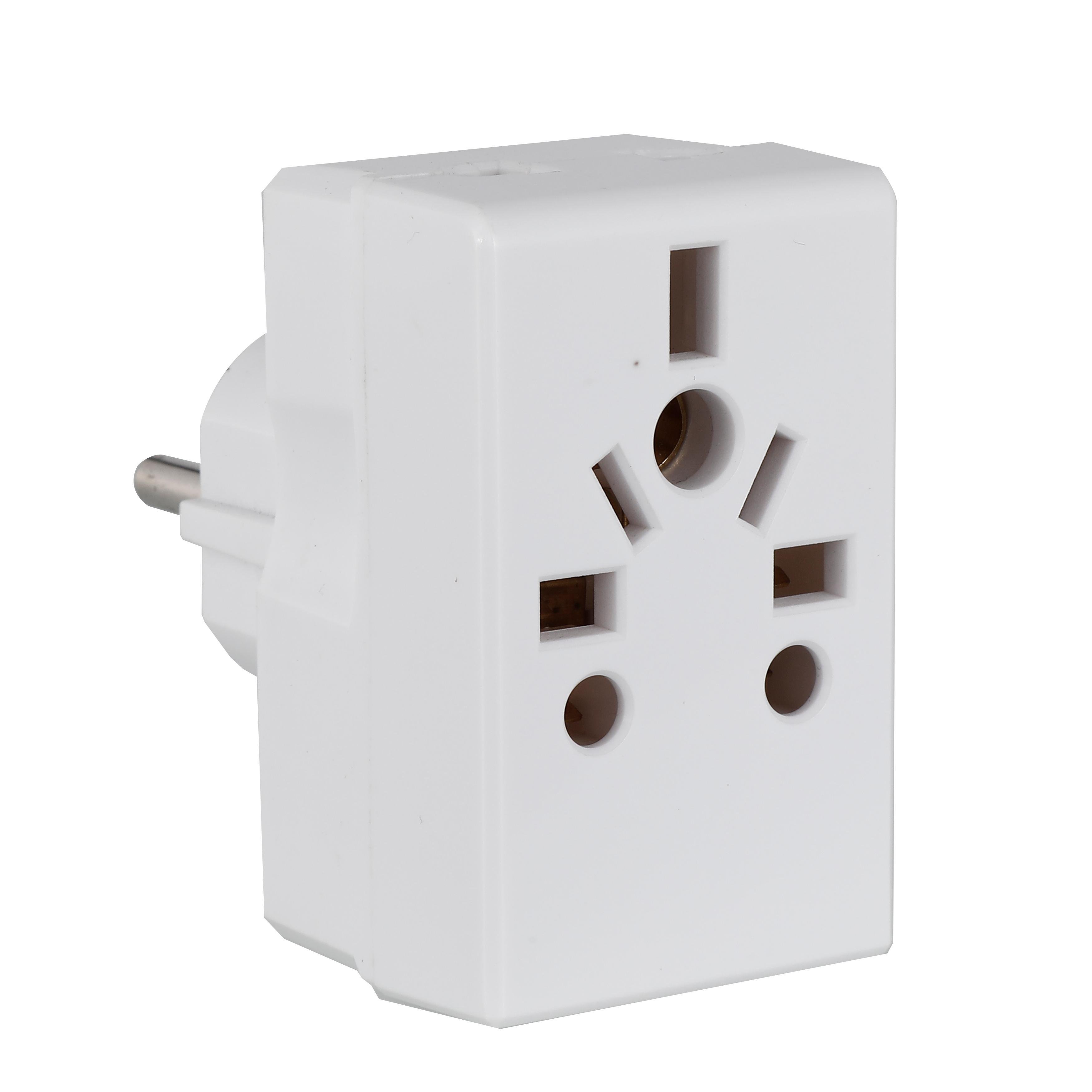 EU 2 pin adapter European standard socket plug travel universal adapter