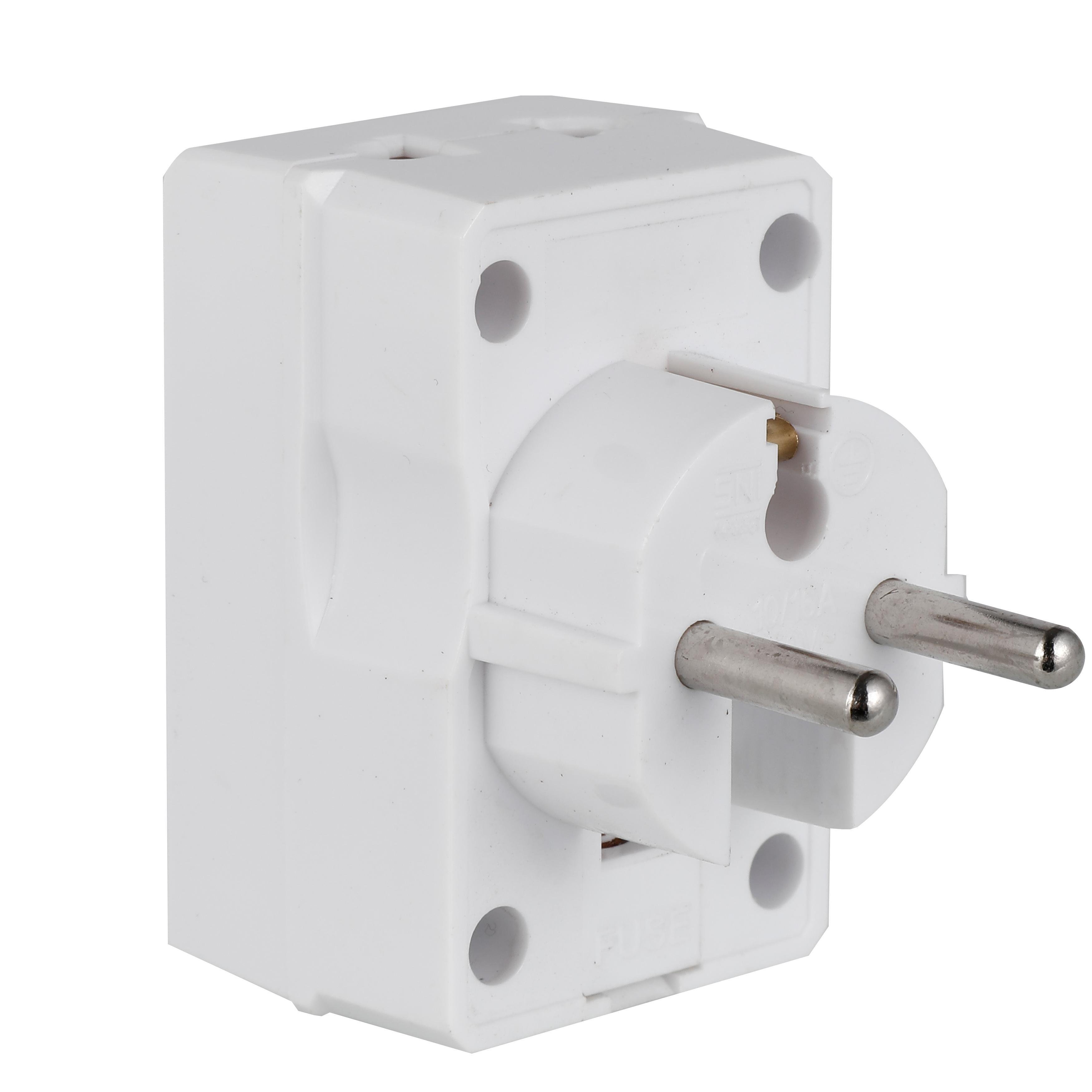 EU 2 pin adapter European standard socket plug travel universal adapter