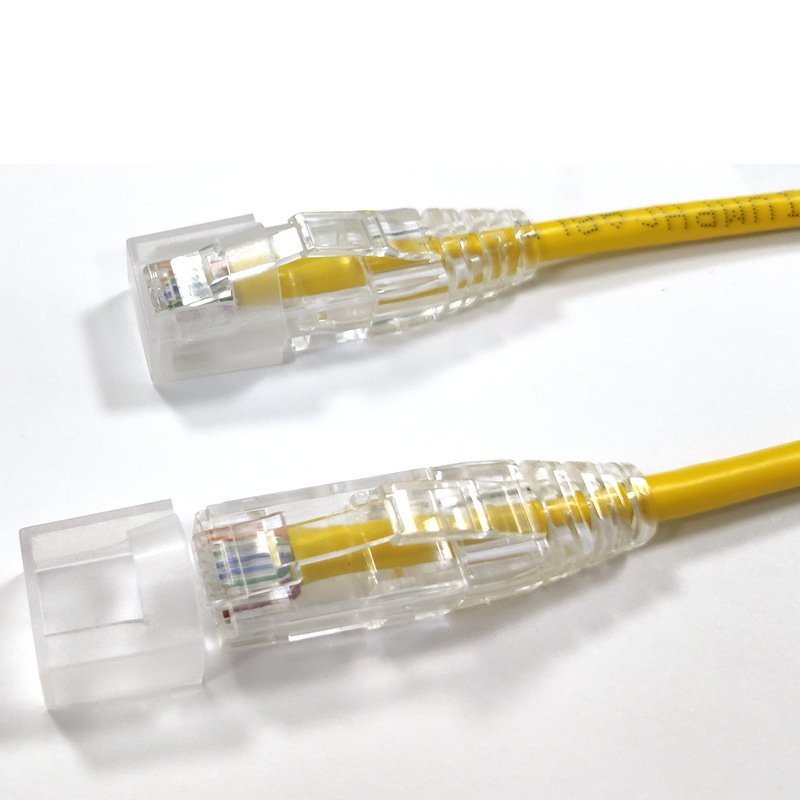 PATCH CORD UTP CAT6 PVC 26 AWG TRANSPARENT CONNECTOR PLUG
