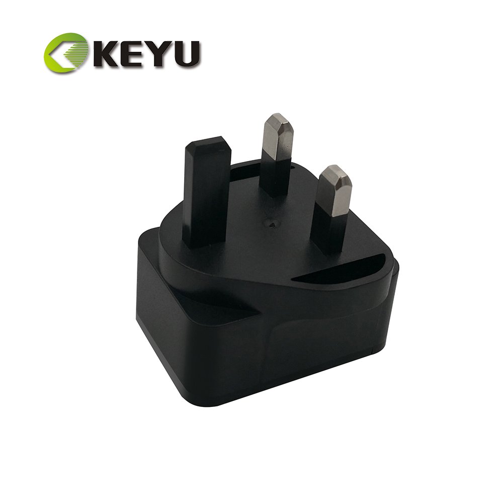 UK plug wall adapter single USB port with CE certificate 5V 1A mobile phone charger from keyu power supply
