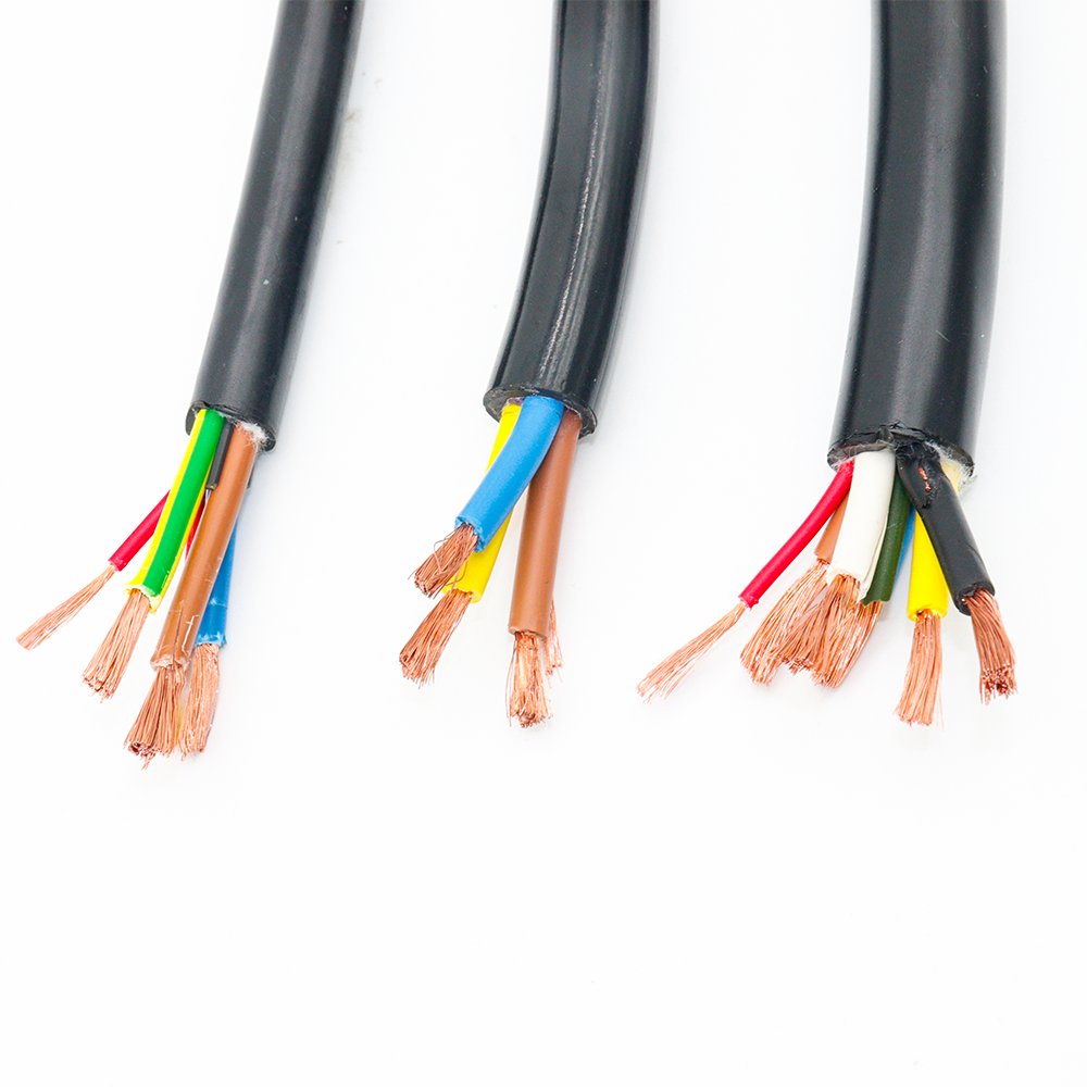 EV Combined Power and Data Cable 5x6mm2 2x0.5mm2 EV Charger Cable for EV dc charger plug charging Station