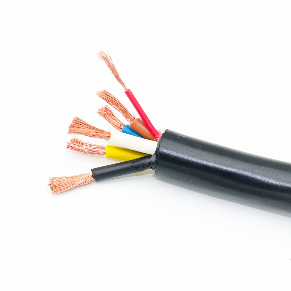 EV Combined Power and Data Cable 5x6mm2 2x0.5mm2 EV Charger Cable for EV dc charger plug charging Station