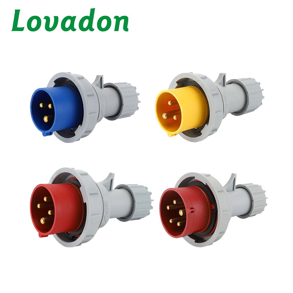 Industrial socket plug 5-pin new male and female industrial plug and socket