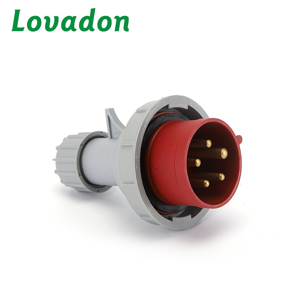 Industrial socket plug 5-pin new male and female industrial plug and socket