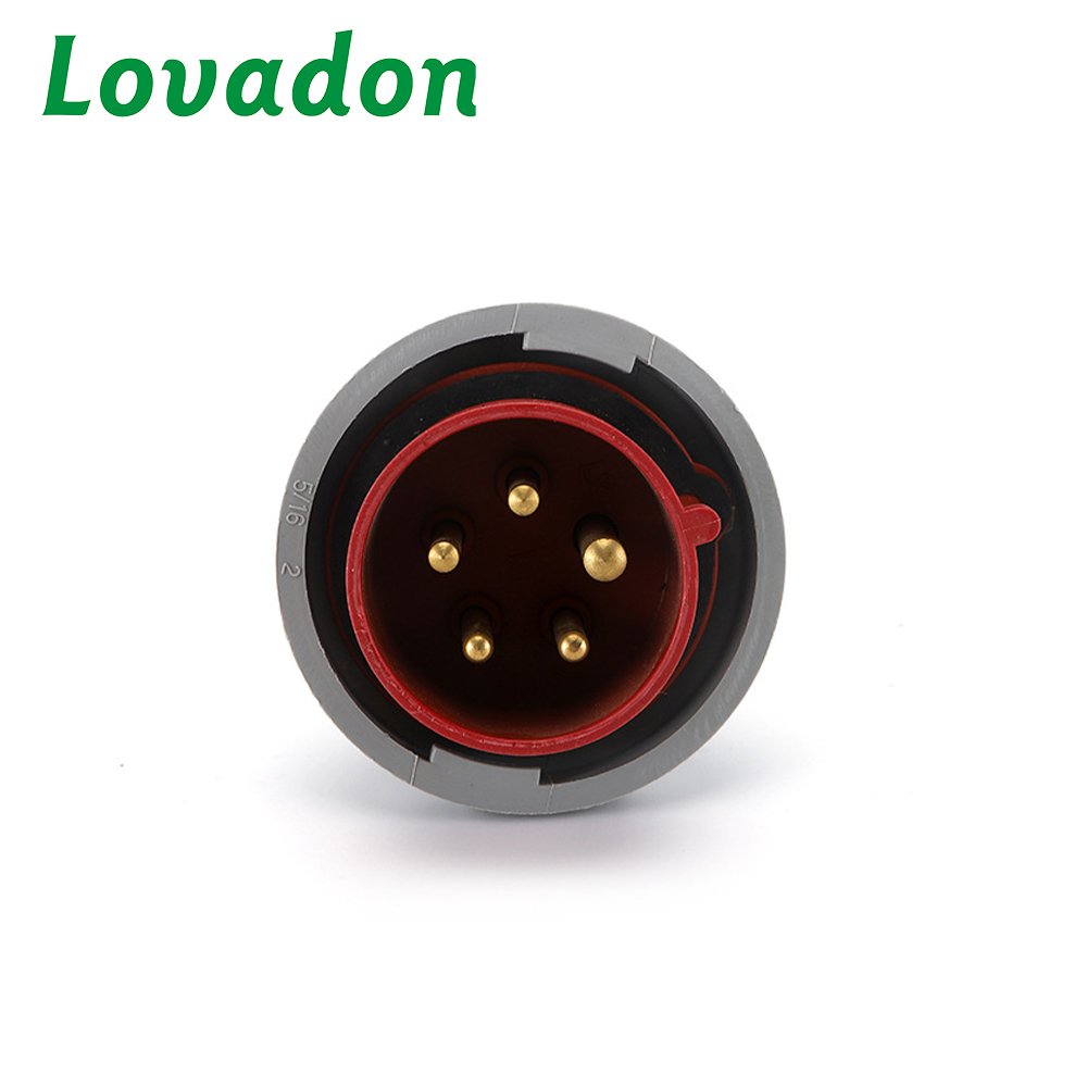 Industrial socket plug 5-pin new male and female industrial plug and socket
