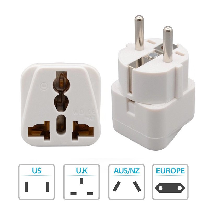 Germany French plug adaptor universal travel adaptor double adapter plug socket Travel Conversion Plug