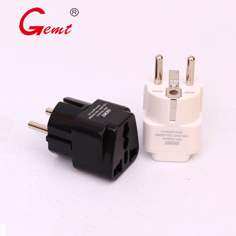 Germany French plug adaptor universal travel adaptor double adapter plug socket Travel Conversion Plug