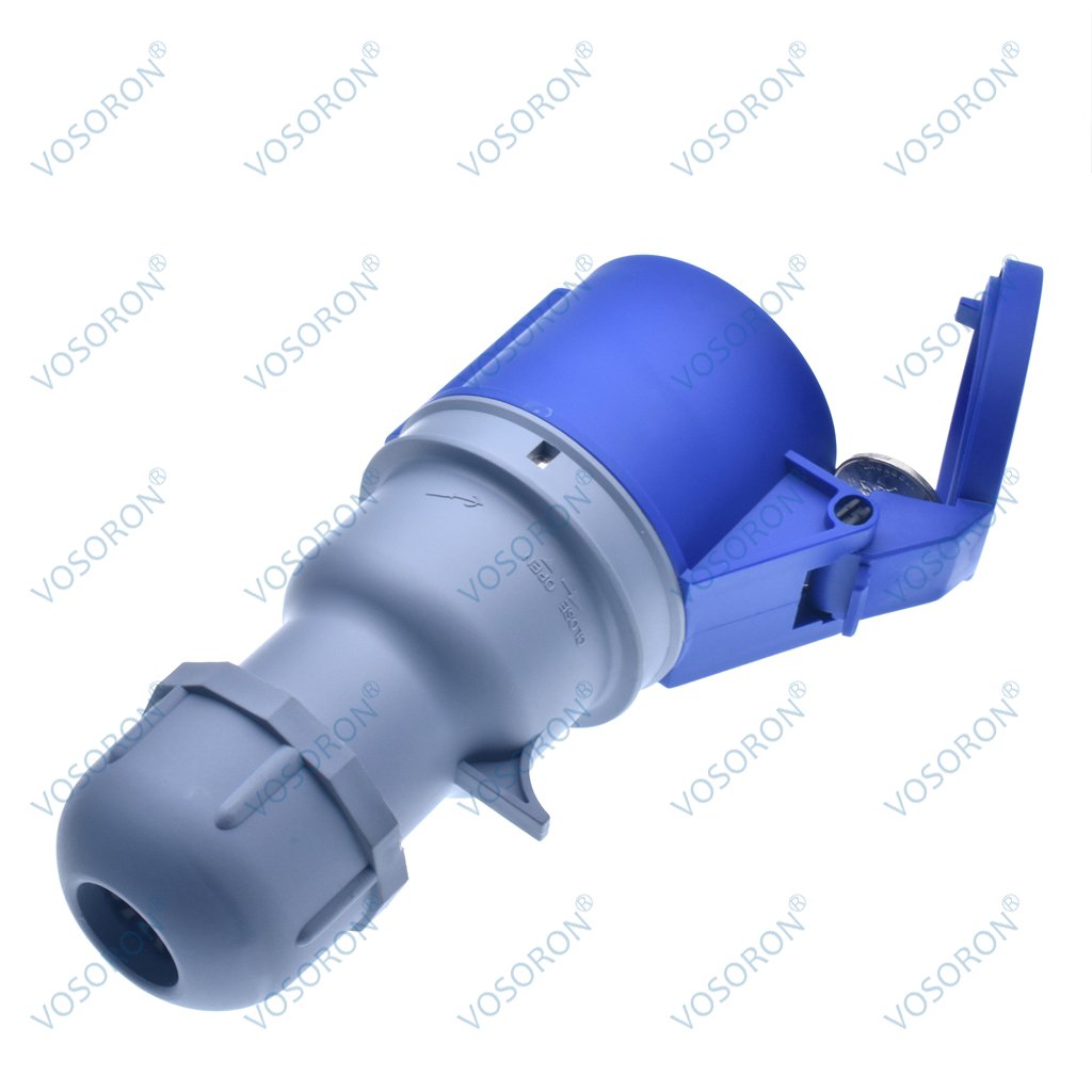 Industrial Plug Connector 32A-6H 250V waterproof dustproof IP44 2P+PE Industrial Socket 3P Female/Male socket