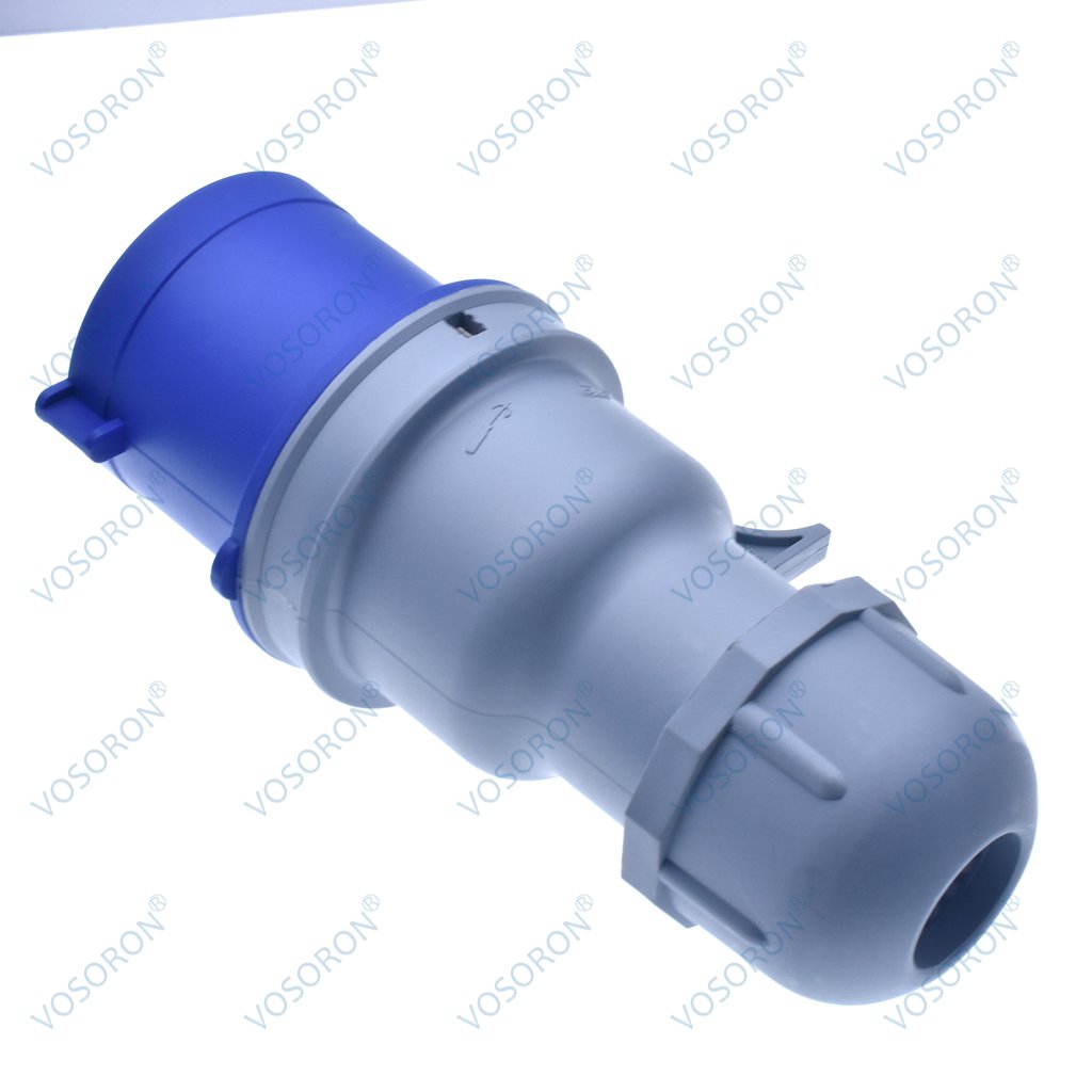 Industrial Plug Connector 32A-6H 250V waterproof dustproof IP44 2P+PE Industrial Socket 3P Female/Male socket