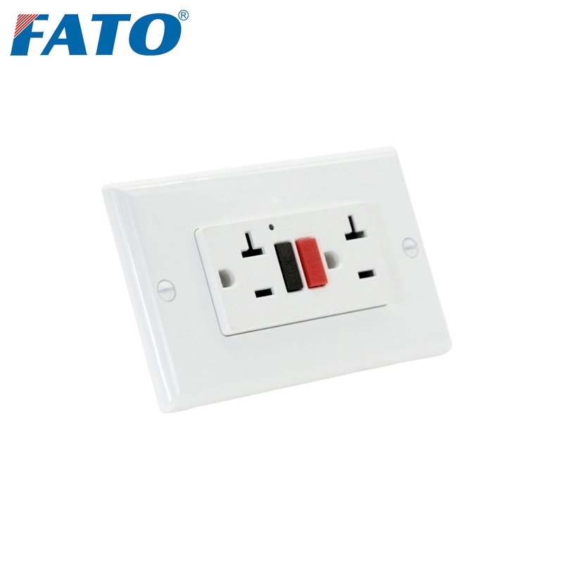Fato GFCI 20A 125V Wall Outlet Ground Fault Leakage Protection Socket Customized Power