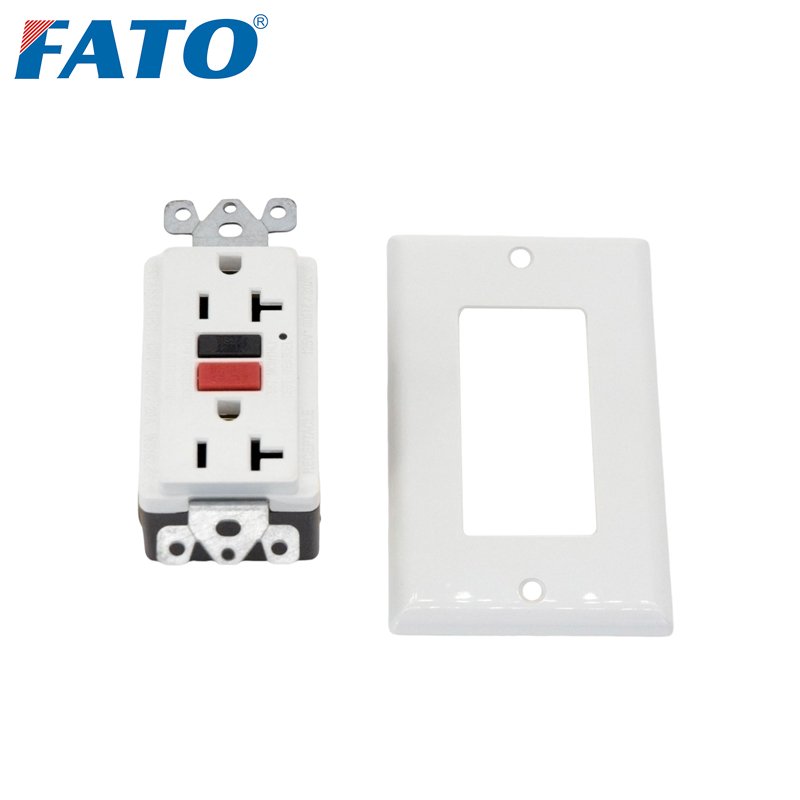 Fato GFCI 20A 125V Wall Outlet Ground Fault Leakage Protection Socket Customized Power