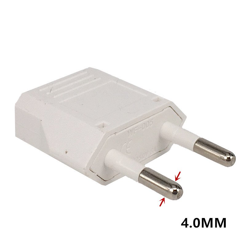 European Travel Plug Adapter US to Europe Adapter Type C Outlet Converter America USA Italy Spain Germany France EU, Power Plug