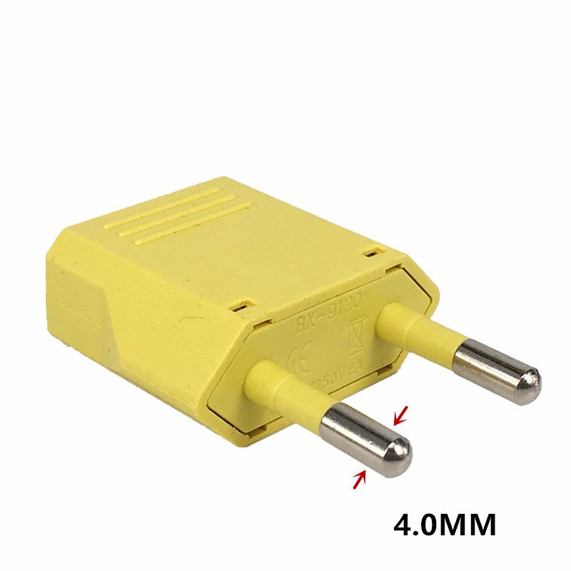 European Travel Plug Adapter US to Europe Adapter Type C Outlet Converter America USA Italy Spain Germany France EU, Power Plug