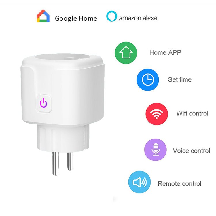 Best Price WiFi Smart Plug Socket Outlet WLAN Smart Steckdose Timing Plug Socket for Smart Home Automation Tuya App