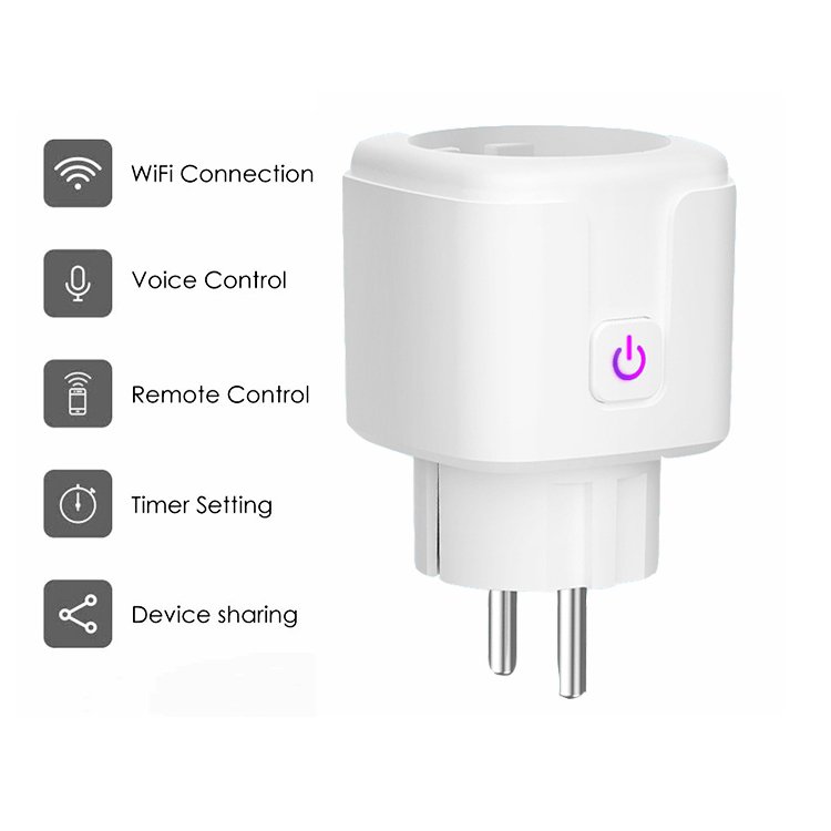 Best Price WiFi Smart Plug Socket Outlet WLAN Smart Steckdose Timing Plug Socket for Smart Home Automation Tuya App