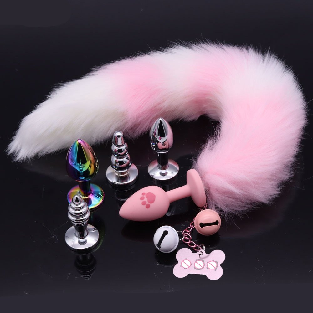 Silicone Anal Bead tail Butt Plug Metal Small Bell Adult Games Sex Toys For Women Men Gay Masturbation Couples Flirting Products