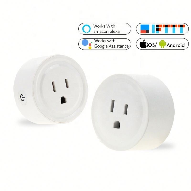 WIFI Smart Socket US Plug 110-220V 10A Remote Control Smart Timing Switch Work For Alexa/Google Assistant