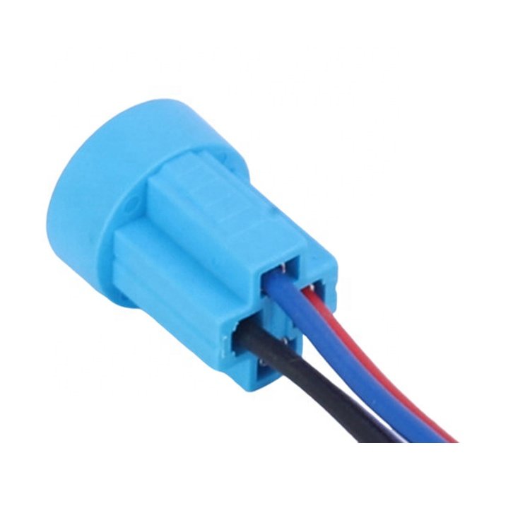 12mm Wire Connector Wiring Pigtail Socket Plug Adapter Switch Harness for Push Button Switches