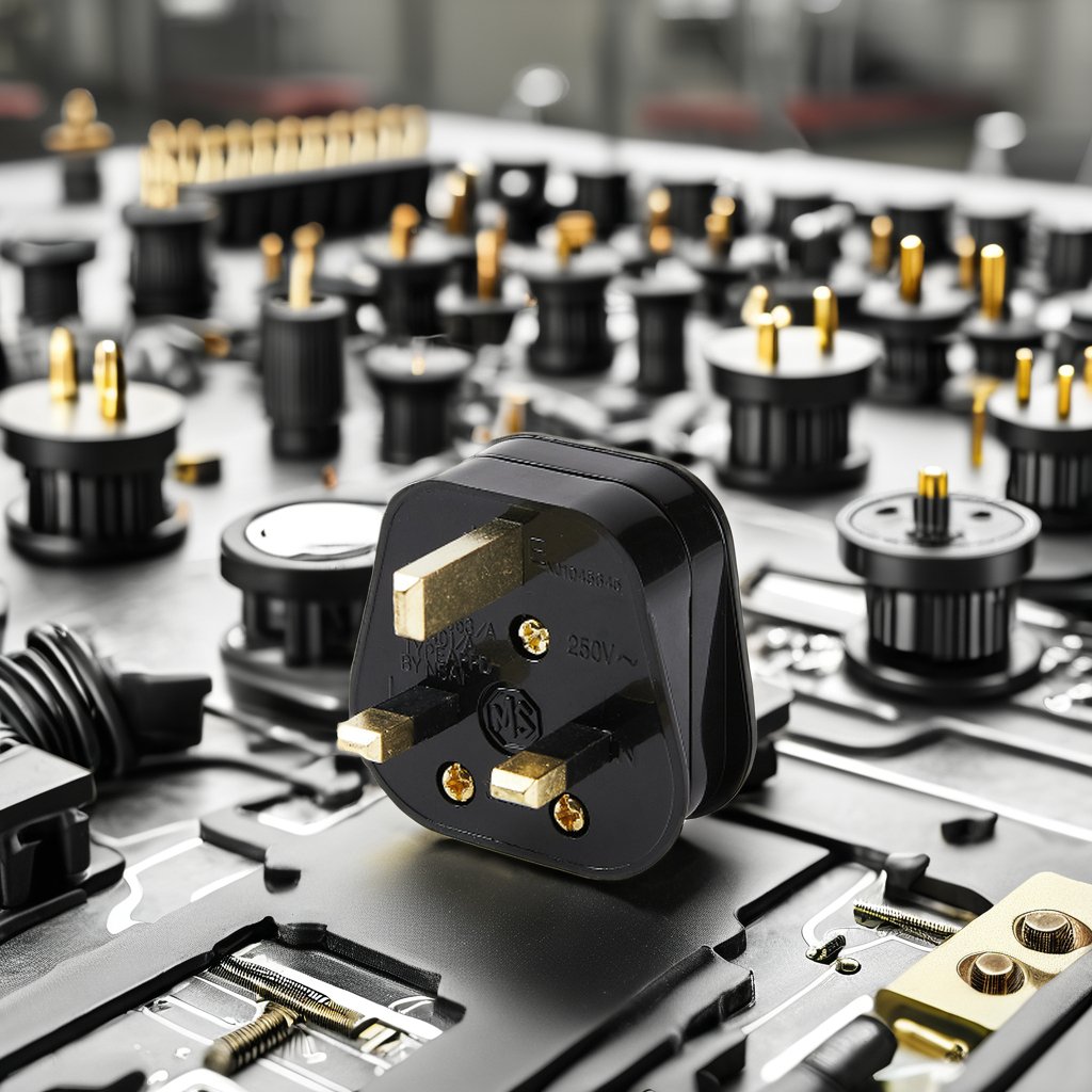 United Kingdom 13A Industrial Wiring with Fuse Plug 3 Pin Power Cord for Saudi Arabia Malaysia UK-for Domestic & Industrial Use