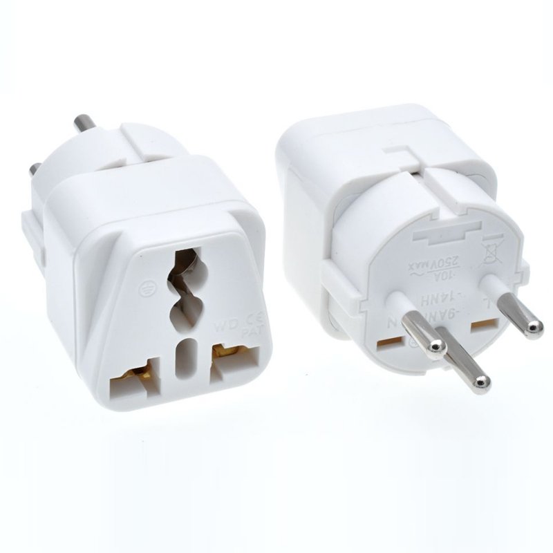 Universal 10A round 3 pins Type H Travel Trip Journey Plug Adapter For Israel power charge conversion plug Palestine