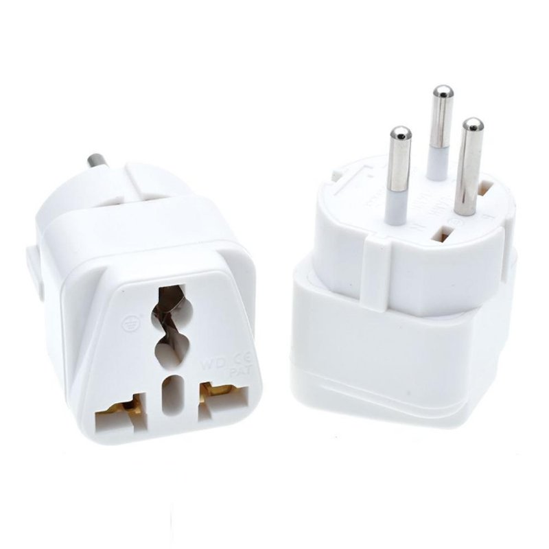 Universal 10A round 3 pins Type H Travel Trip Journey Plug Adapter For Israel power charge conversion plug Palestine