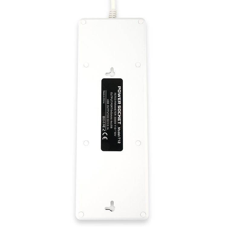 Wholesale Reasonable Price 16a Rated Current Smart Multifunction Plug Power Strip For Household