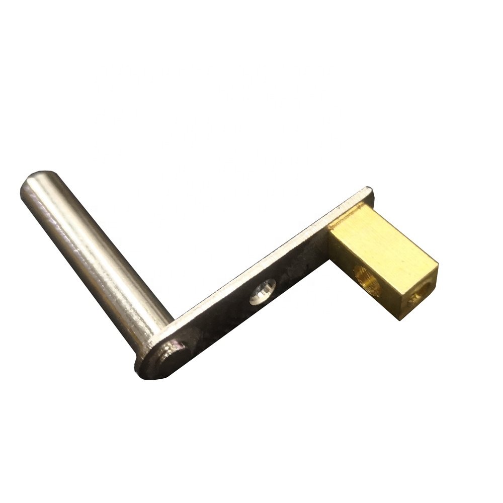 Switch 3 Pin Plug Insert Hollow Pin Metal Contact Electrical Socket Metal Brass Stamping Parts With Plastic Filled Metal Contact