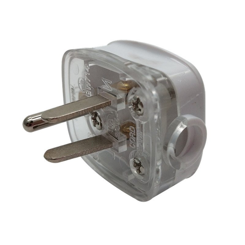 US 3 Pins AC Electrical Power Plug Male Wire Extension Cord Cable Connector 10A 250V