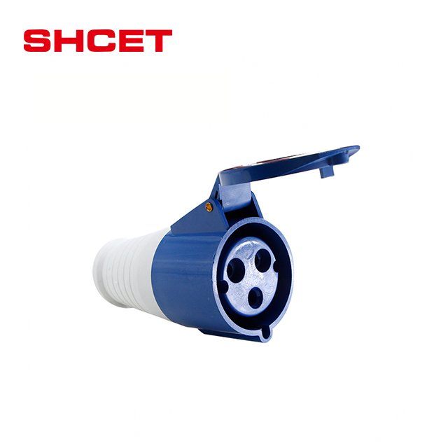 factory supply 32a 4Pins PA66 industrial female socket from SHCET
